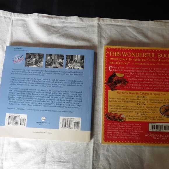 Canadian Living Cooks cookbook & The Fearless Frying cookbook - Picture 2 of 9